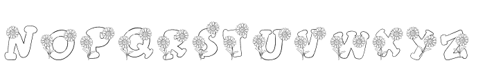 HelloSunflower Font UPPERCASE