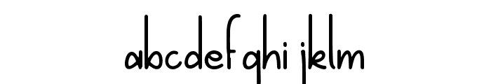 HelloThirthy Font LOWERCASE