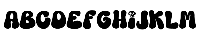 HelloWitches-Regular Font UPPERCASE