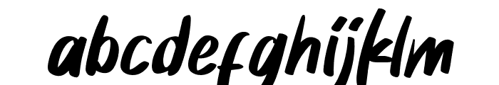 Hellobye-Italic Font LOWERCASE