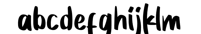 Hellobye-Regular Font LOWERCASE