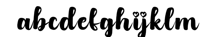 Helloshina Font LOWERCASE