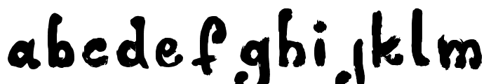 Helloweenfingerpaint Regular Font LOWERCASE