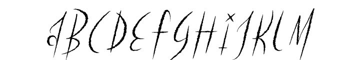 Hellowin Scatcher Italic Font UPPERCASE
