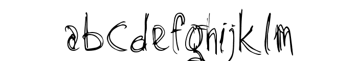 Hellrose Nue Font LOWERCASE