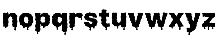Hellwin Drips Regular Font LOWERCASE
