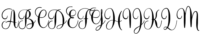 Hellyna-Regular Font UPPERCASE