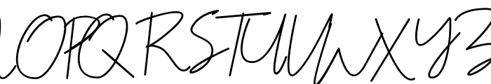 Hellyna signature script Font UPPERCASE