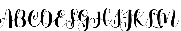 Helo Angel Regular Font UPPERCASE