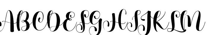 HeloAngel-Regular Font UPPERCASE