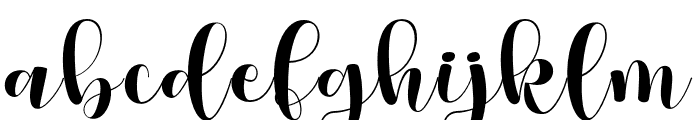 HeloAngel-Regular Font LOWERCASE