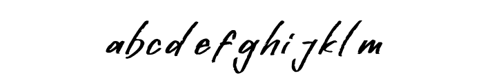Helobray Twofriends Italic Font LOWERCASE