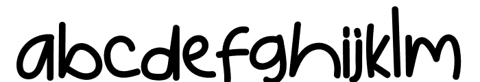 Help Me Font LOWERCASE