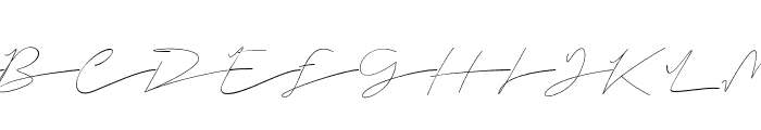 Helsinki signature Font UPPERCASE