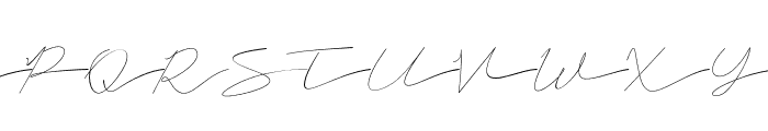 Helsinki signature Font UPPERCASE