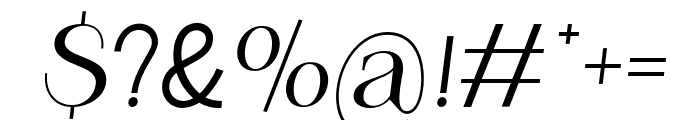 HemarItalic Font OTHER CHARS