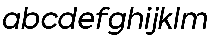 Hemenix Regular Italic Font LOWERCASE