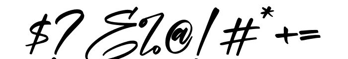 Hendycroft Signature Font OTHER CHARS