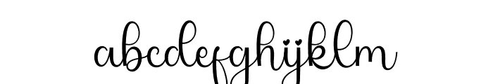 Henittha Font LOWERCASE