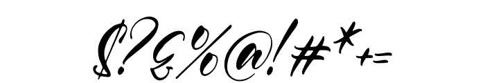 Henrietta Martins Italic Font OTHER CHARS