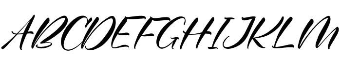Henrietta Martins Italic Font UPPERCASE