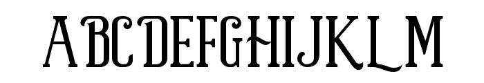 Hensoca-Regular Font UPPERCASE