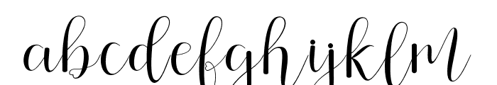 Hephiya Font LOWERCASE