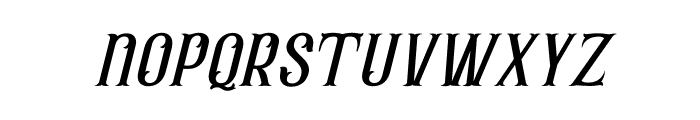 Hercules Italic Font LOWERCASE