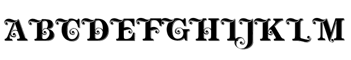 Heritage-Regular Font UPPERCASE