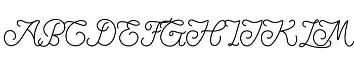 Herittage Font UPPERCASE