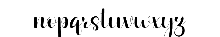 Herliya Font LOWERCASE