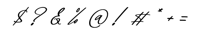Herllothy Shorthem Italic Font OTHER CHARS