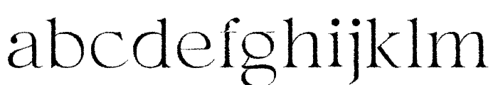 Hermitage Rough Font LOWERCASE