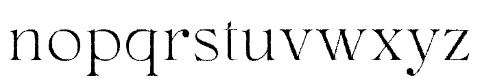 Hermitage Rough Font LOWERCASE