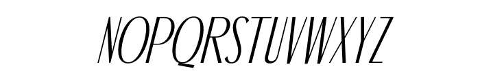 Hermooun Italic Font UPPERCASE