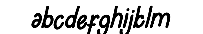 Hero Stickman Italic Font LOWERCASE