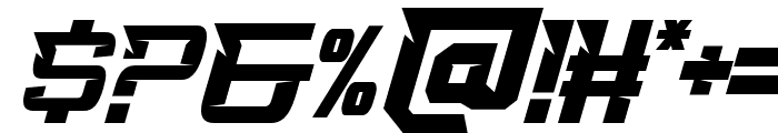 Heroes Racing Regular Italic Font OTHER CHARS