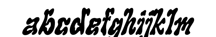 Heroes Voltage Italic Font LOWERCASE