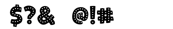 Herrington Font - Spotty Font OTHER CHARS