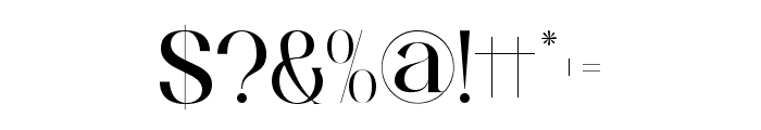 Herva-Regular Font OTHER CHARS