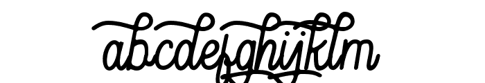 Hesland Regular One Font LOWERCASE