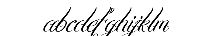 Hesthiya Italic Font LOWERCASE