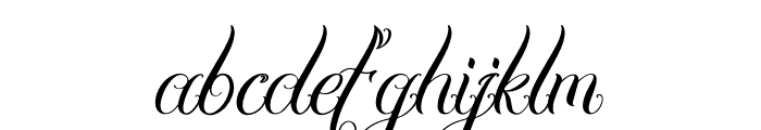 Hesthiya Font LOWERCASE