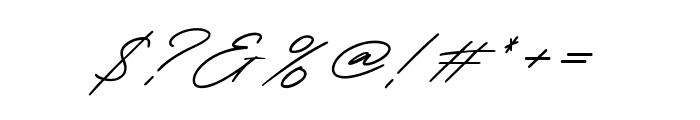 Hestli Script Regular Font OTHER CHARS