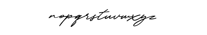 Hestli Script Regular Font LOWERCASE