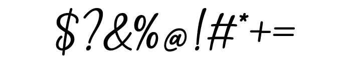 Hevelin Font OTHER CHARS