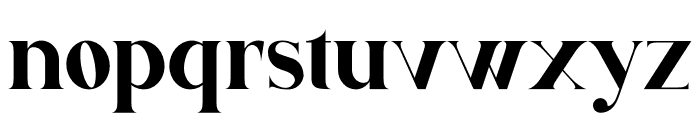 Hevin Font LOWERCASE