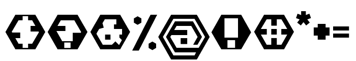 Hex-A Font OTHER CHARS