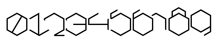 Hexafont Font OTHER CHARS