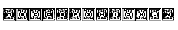 Hexagonas Light Regular Font LOWERCASE